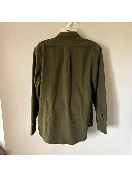 Filson Moleskin Seattle Shirt Long Sleeve Mens Dark Olive Green XLarge